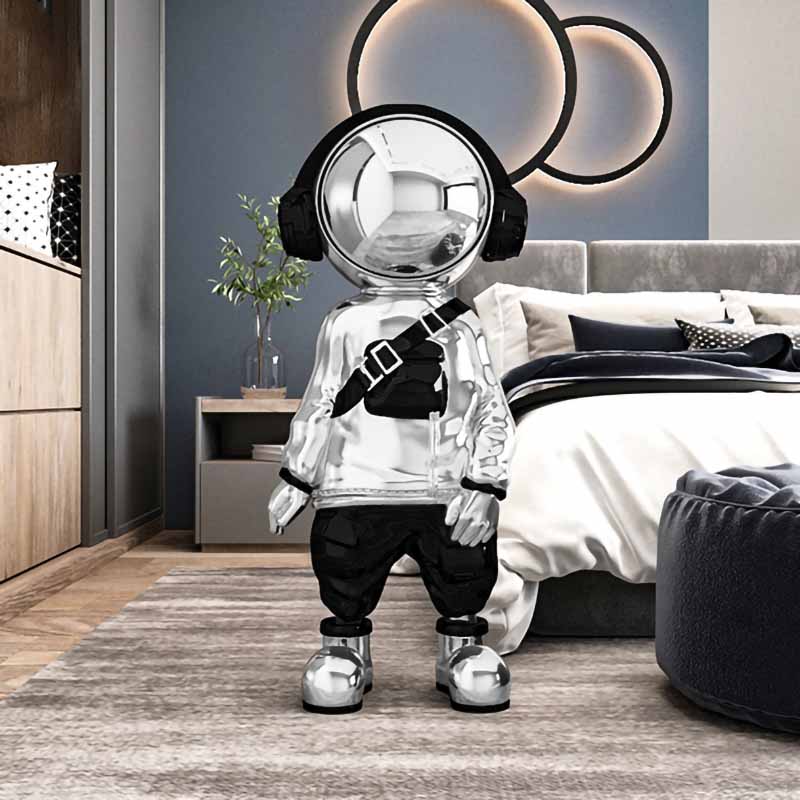 Astronaut with Headphone Statue