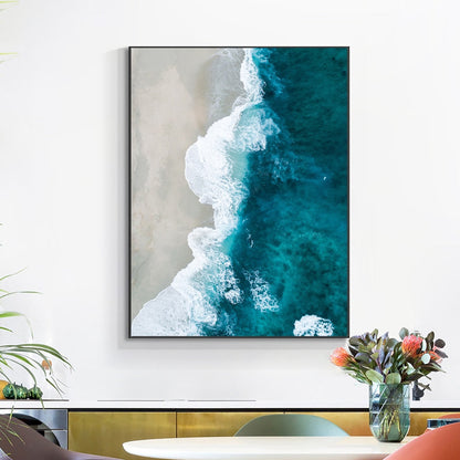 Blue Waves Canvas Art