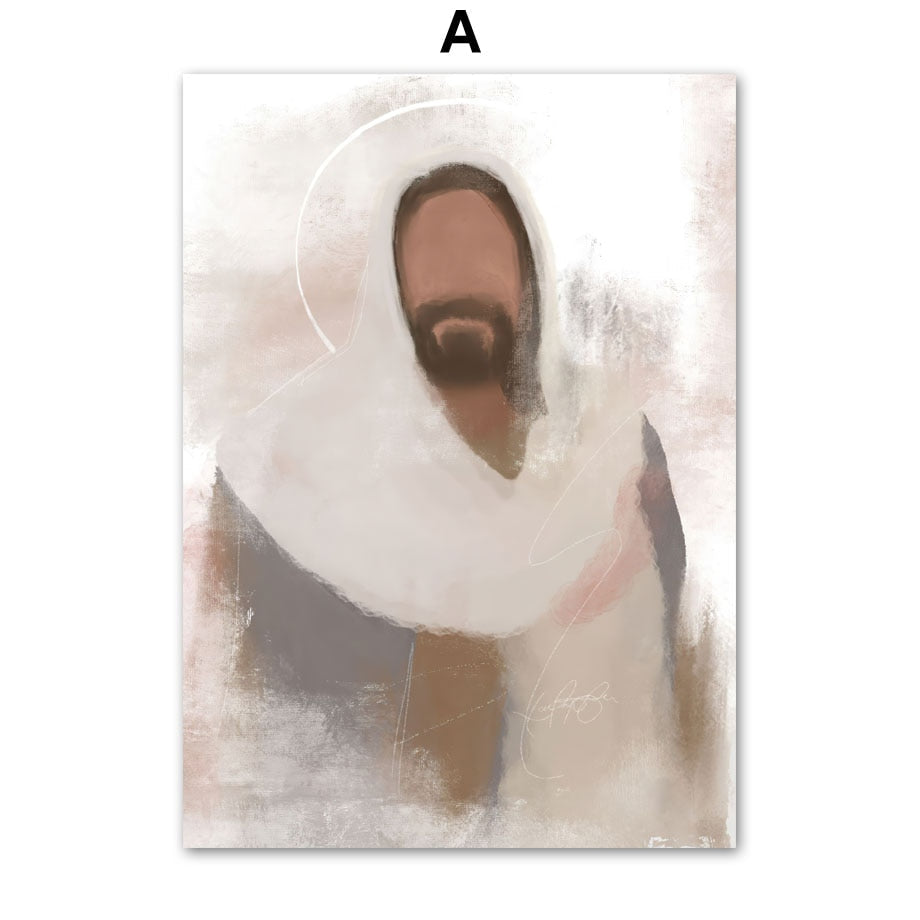 Jesus Christ Illustration Canvas Art