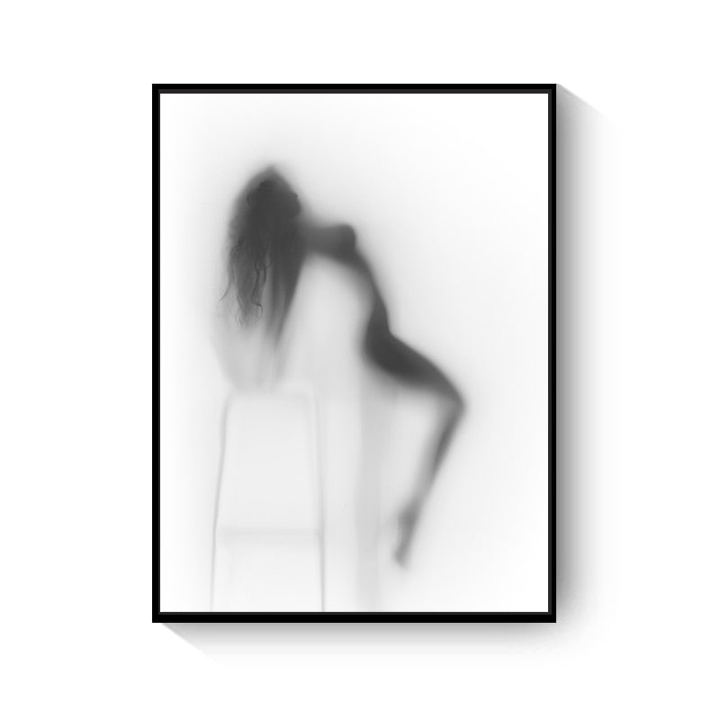 Woman Silhouette Wall Art Canvas