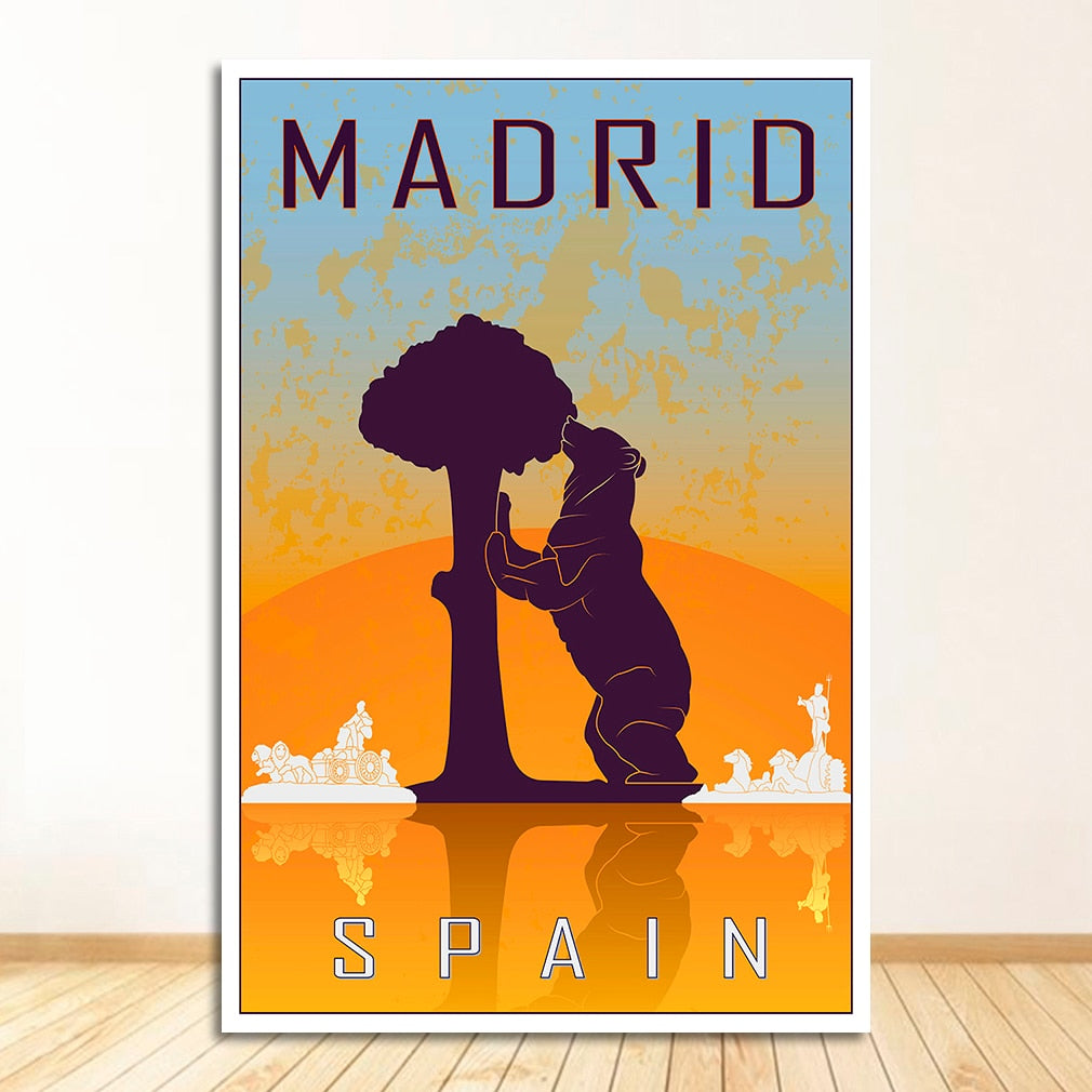 Spain Madrid San Sebastian Canvas Art