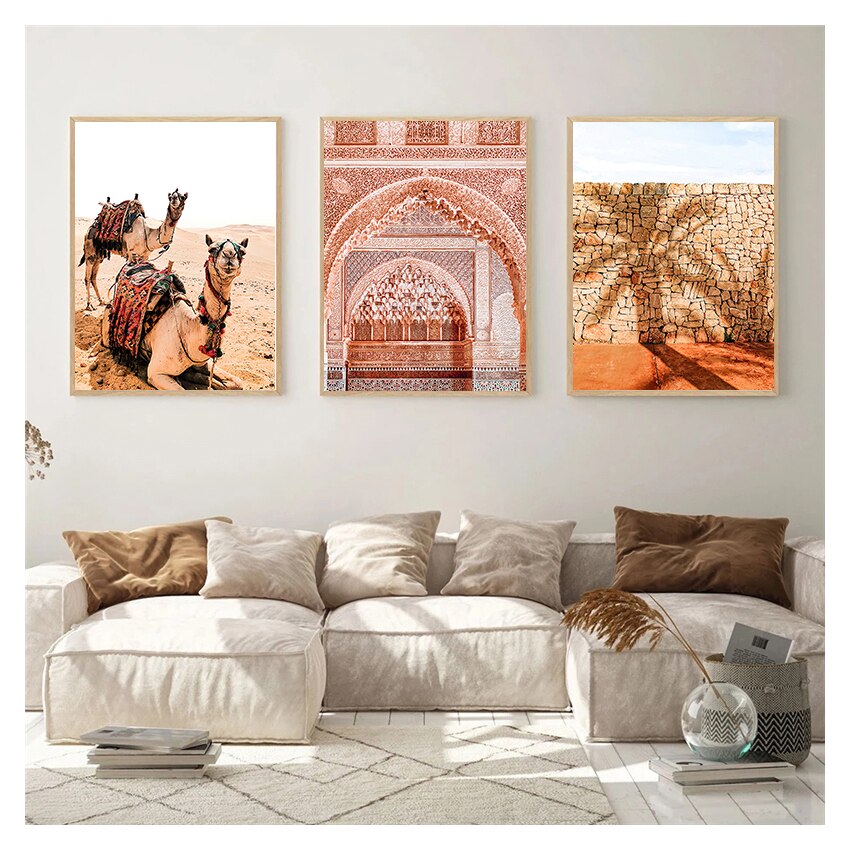 Marrakech Desert Camel Canvas Art