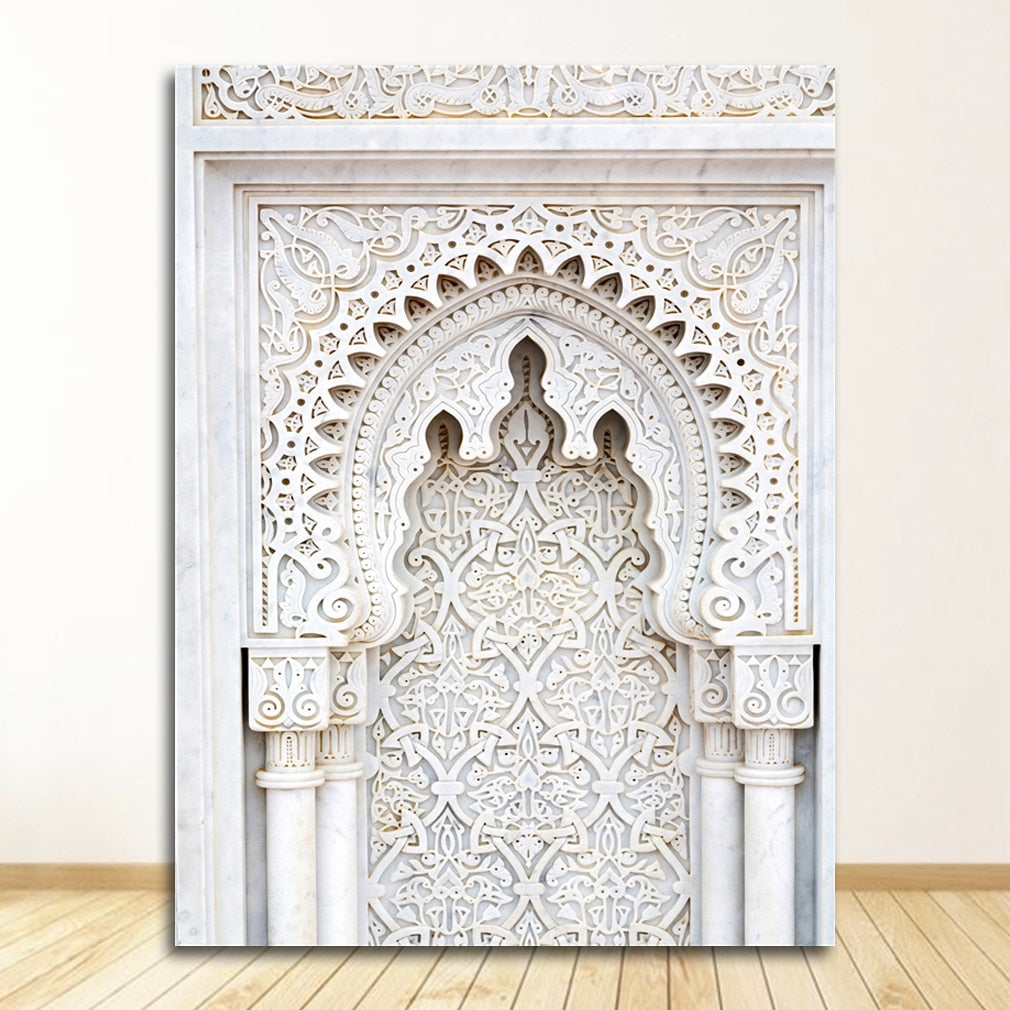 Moroccan Arch Islamic Canvas Art