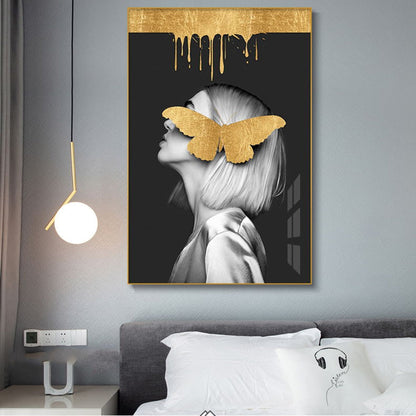 Modern Cover Face Canvas Art