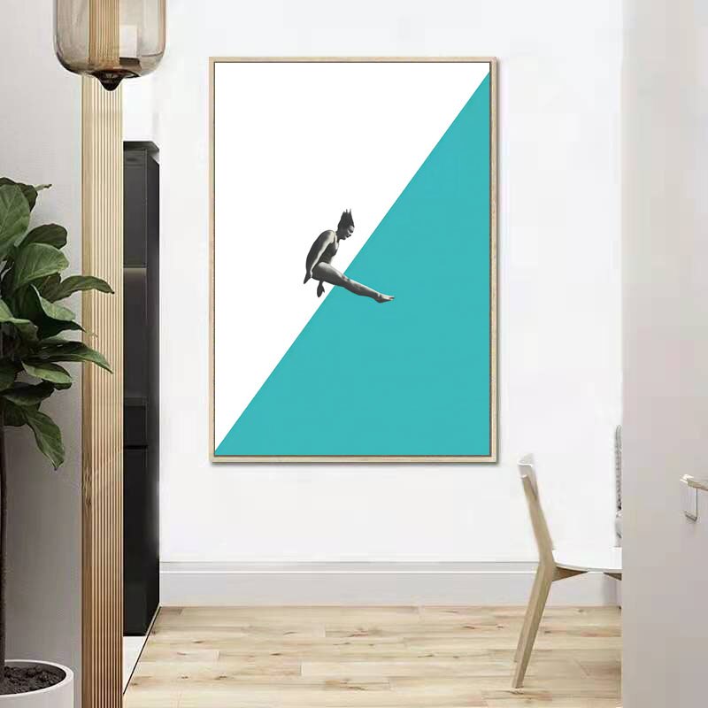 Diving Sport Canvas Art