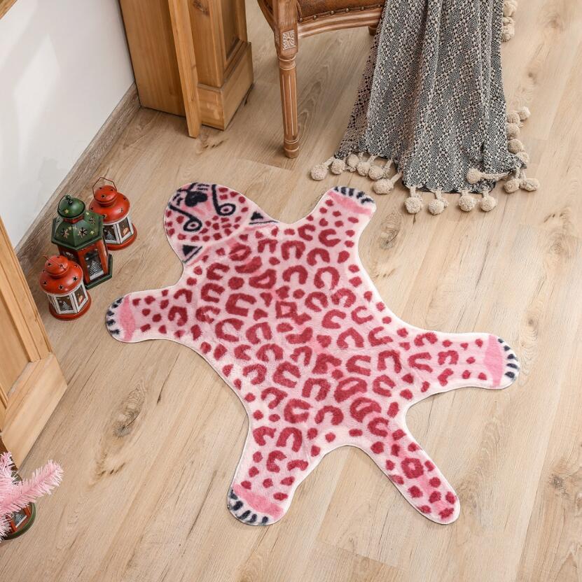 Pink Leopard Rug