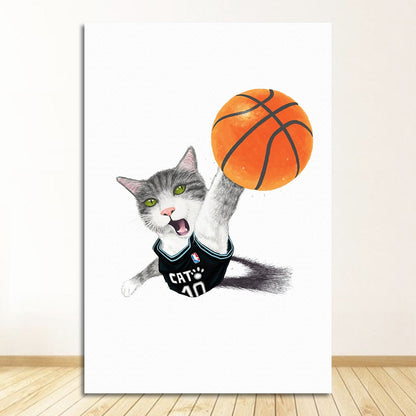 Cute Cat Canvas Art