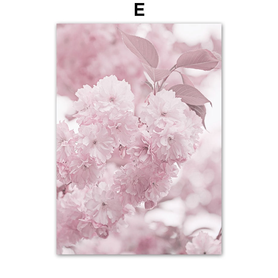 Pink Flower Canvas Art