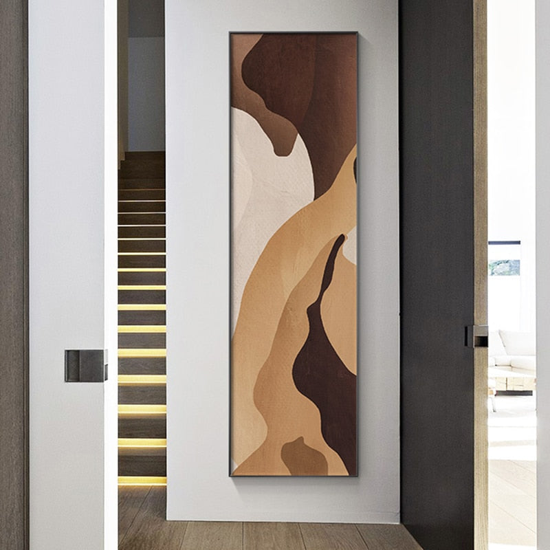 Brown Marble Canvas Art