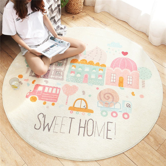 Cartoon Round Rug