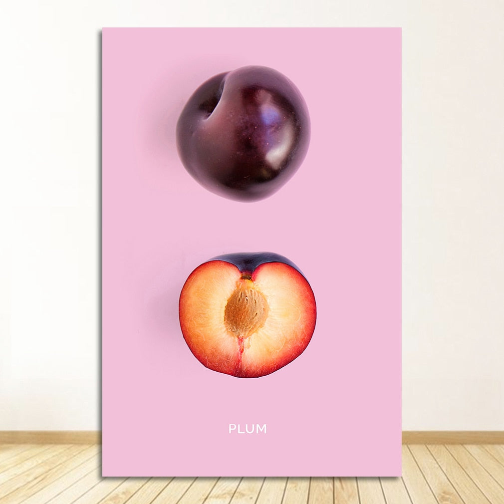 Fruit Poster Kitchen Canvas Art