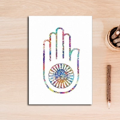 Buddha Spiritual Free Spirit Yoga Canvas Art