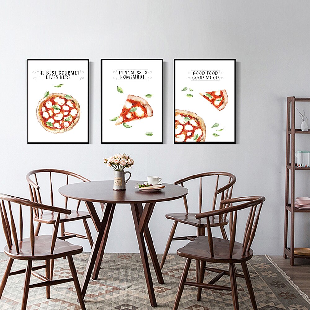 Italian Gourmet Pizza Canvas Art