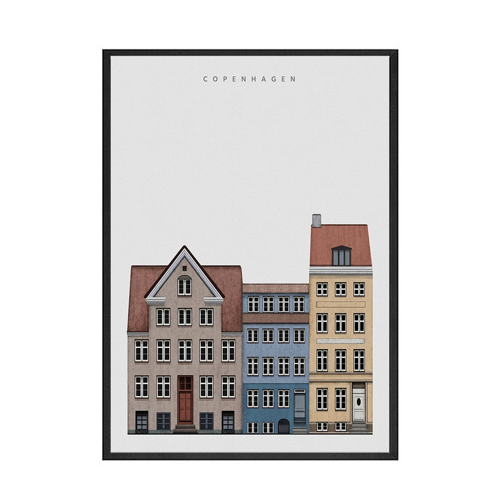 Cities Architectural Style Canvas Art