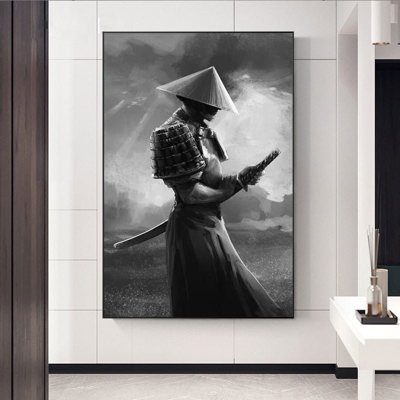 Japanese Samurai Canvas Art