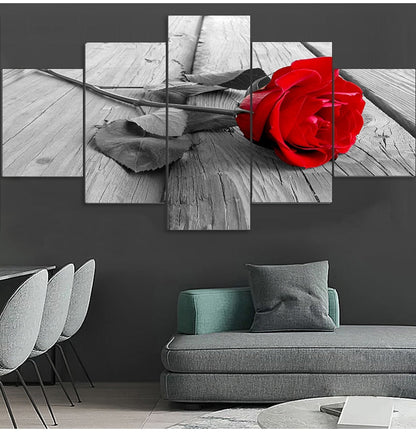 Red Rose Canvas Art