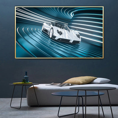 Cool Super Sports Racing Car Canvas Art