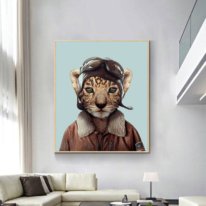 Cute Cat Wall Art Canvas