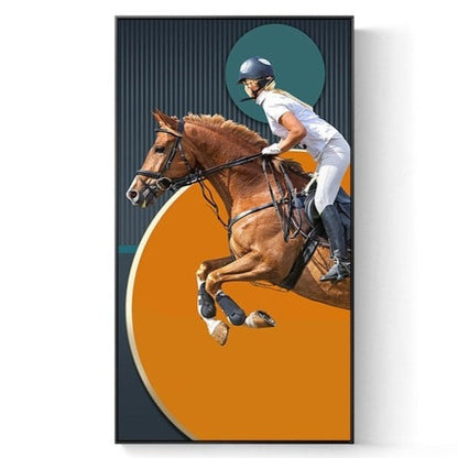 Knight Horse Canvas Art