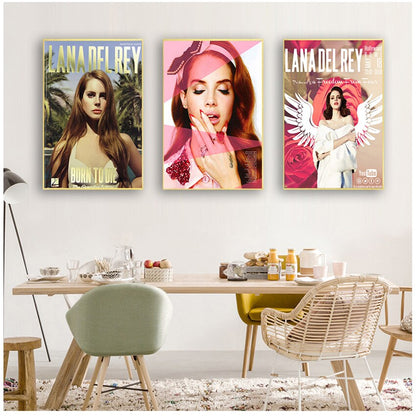 Lana Del Rey Pop Art Wall Art Canvas