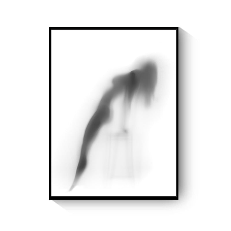 Woman Silhouette Wall Art Canvas