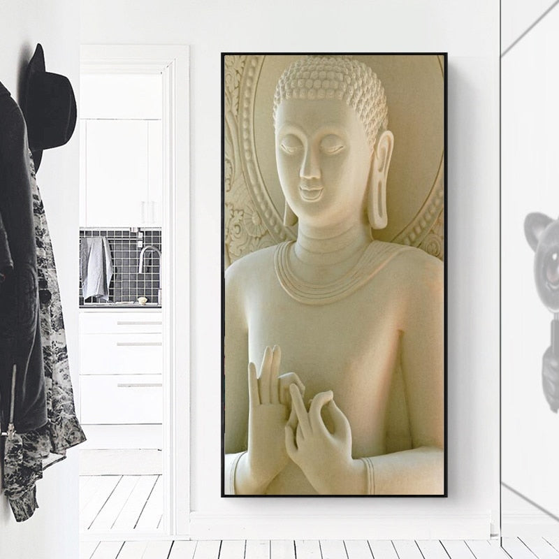 Modern Buddha Canvas Art