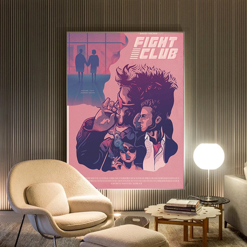 Fight Club Movie Canvas Art