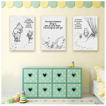 Winnie The Pooh Quotes Canvas Art