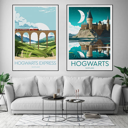 Hogwarts Castle Canvas Art