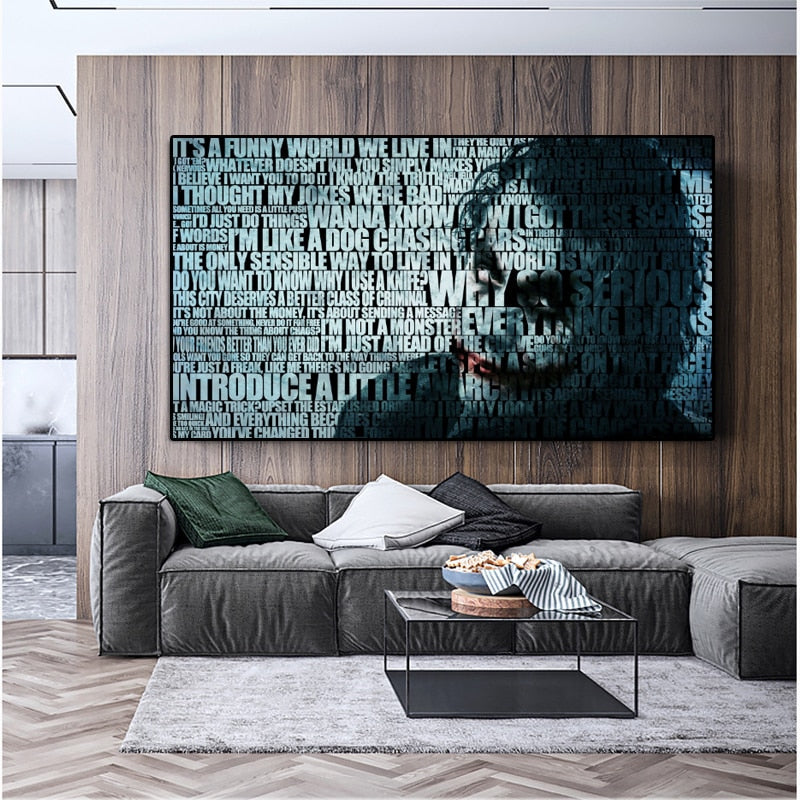 Joker Art Canvas