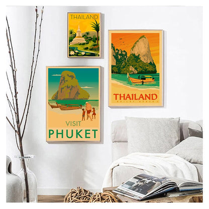 Phuket Island Thailand Art Canvas