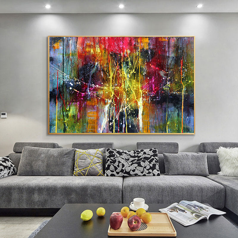 Colorful Abstract Canvas Art