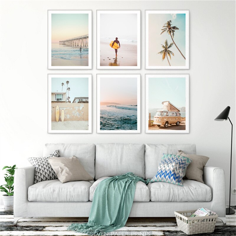 Seaside Scenery Canvas Art