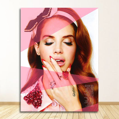 Lana Del Rey Pop Art Wall Art Canvas