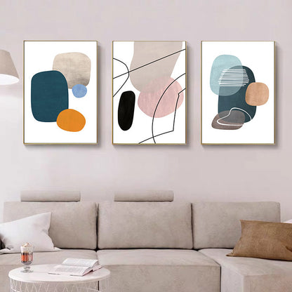 Abstract Color Block Wall Art Canvas