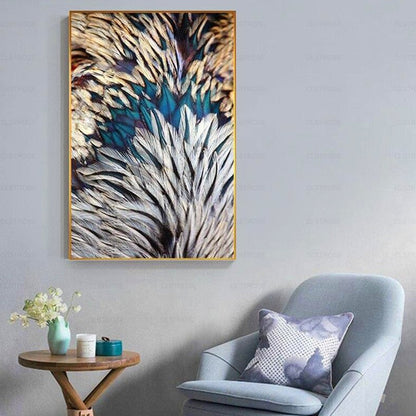 Luxury Feathers Canvas Art