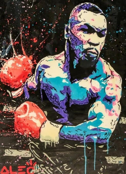 Boxing Champion Mike Tyson Canvas Art