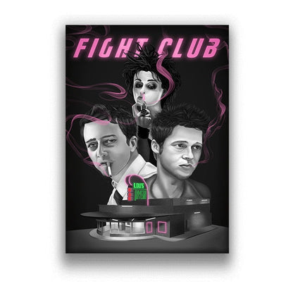 Fight Club Movie Canvas Art