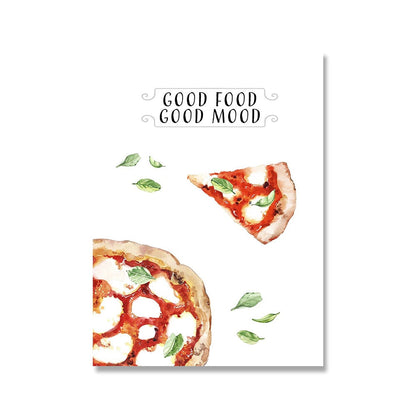 Italian Gourmet Pizza Canvas Art