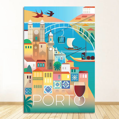 Portugal Poster Canvas Art