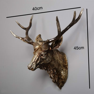 Faux Taxidermy Deer Head Wall Decor