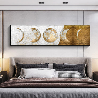 Golden Moon Canvas Art