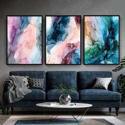 Colorful Abstract Cloud Canvas Art