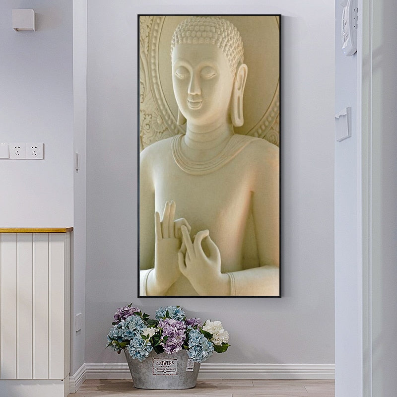 Modern Buddha Canvas Art