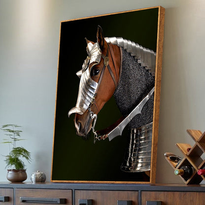 Knight's Horse Canvas Art