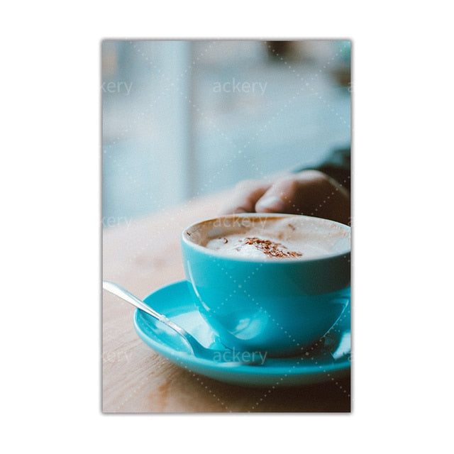 Coffee Latte Canvas Art