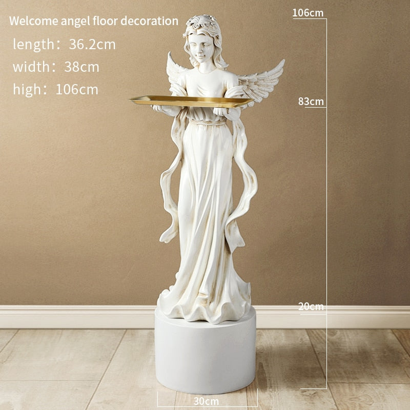 Angel Tray Statue