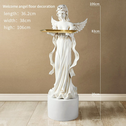 Angel Tray Statue