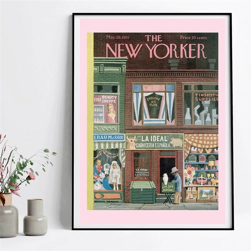 The New Yorker Magazine Canvas Art