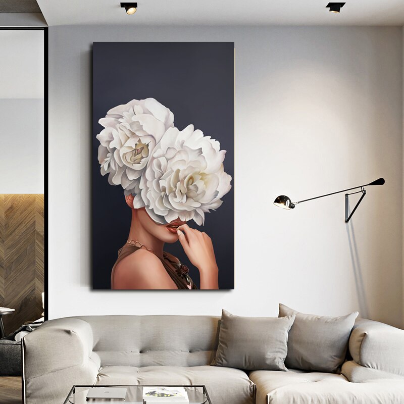 Flower Girl Canvas Art